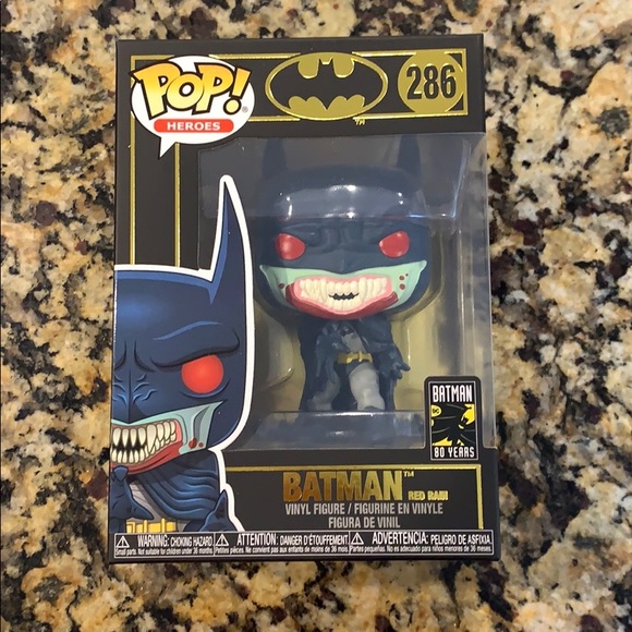 funko pop batman red rain